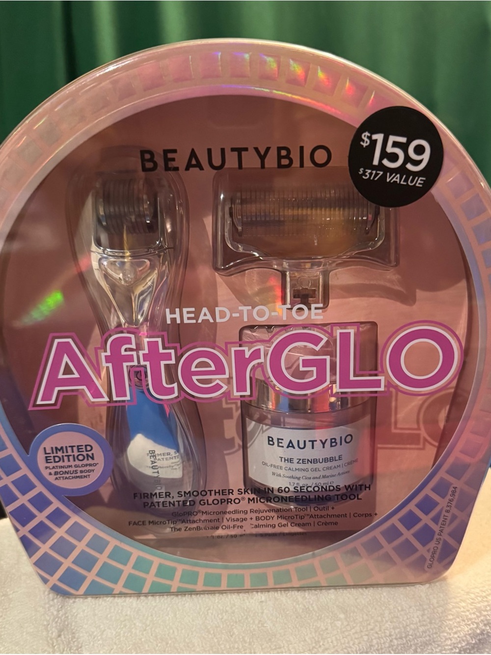 BeautyBio AfterGLO Head-to-Toe Skincare Set — Pink